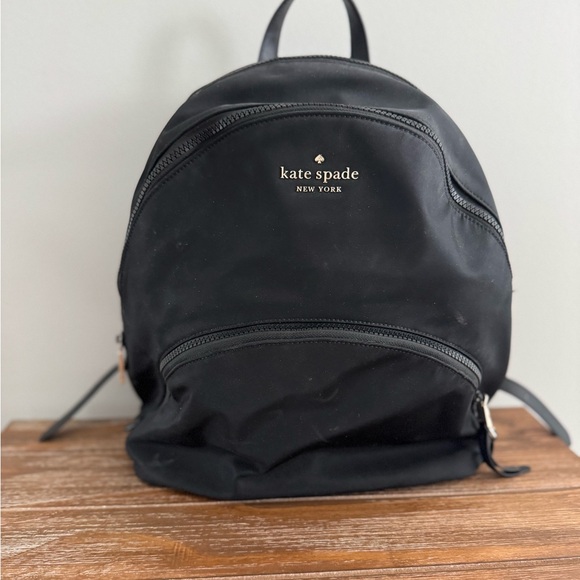 Kate Spade Black Nylon Backpack - Picture 1 of 1